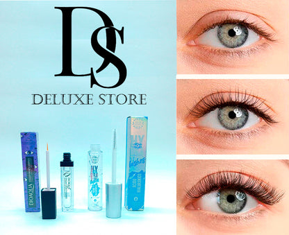 ¡Deja de soñar con pestañas largas y hazlo realidad! Kit de Tratamiento Completo Alargador y Engrosador de Cejas y Pestañas (Acido Hialurónico + Colágeno + Biotina)
